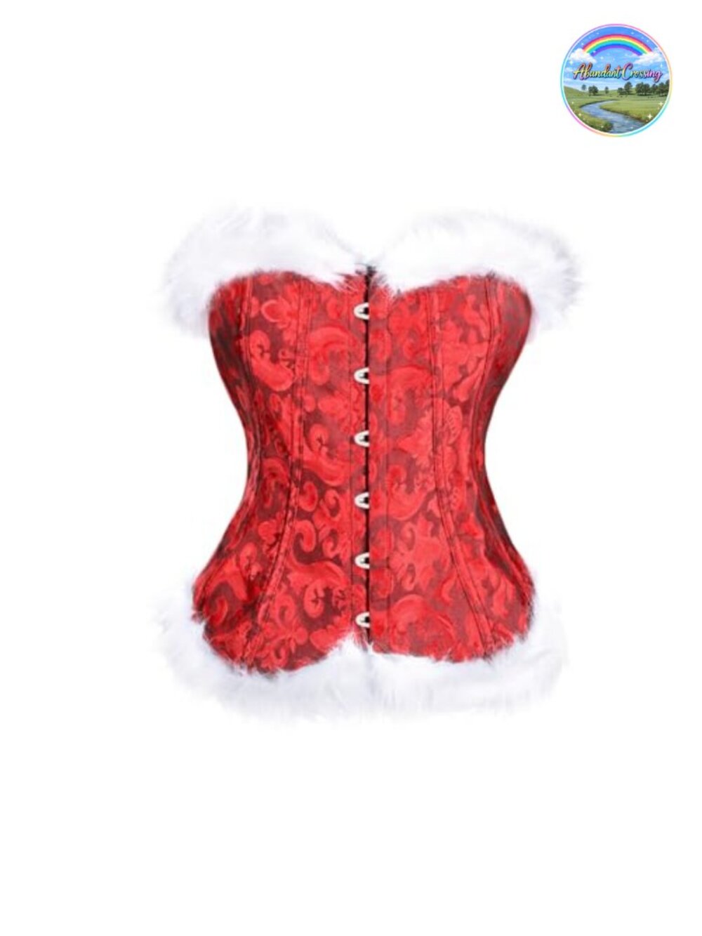 Women Lace-Up Bustier Corset Overbust Body Shapewear Waist Cincher